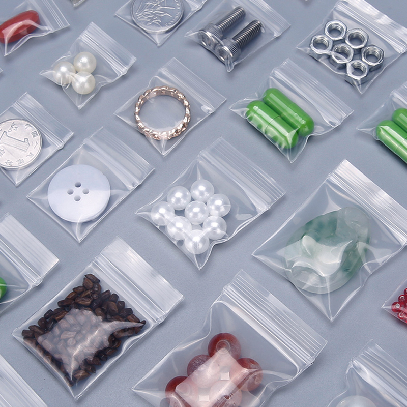 100pcs Mini Zip Lock Bags Plas - Food Storage Locker ulasan dan harga