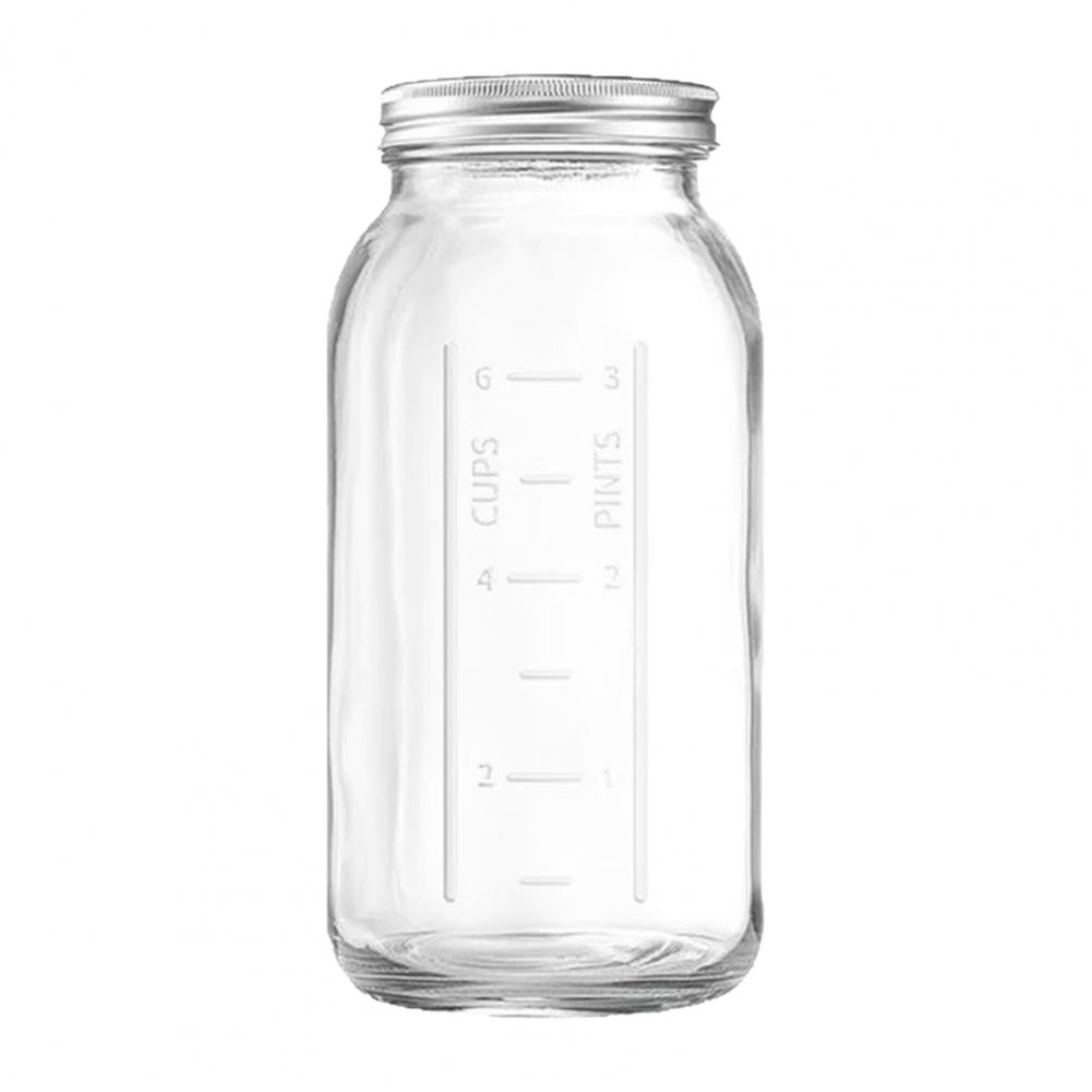 2000ML Wide Mouth Mason Glass  - Food Storage Glass Containers Large ulasan dan harga