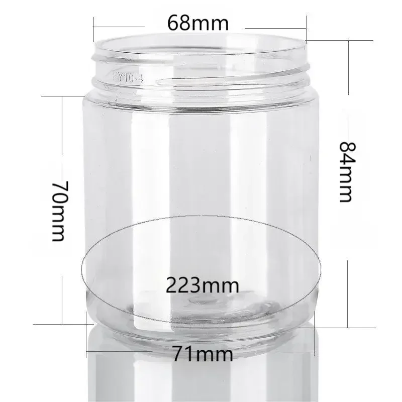 20pcs 250ml Clear Empty Plasti - Food Storage Aluminum Containers ulasan dan harga