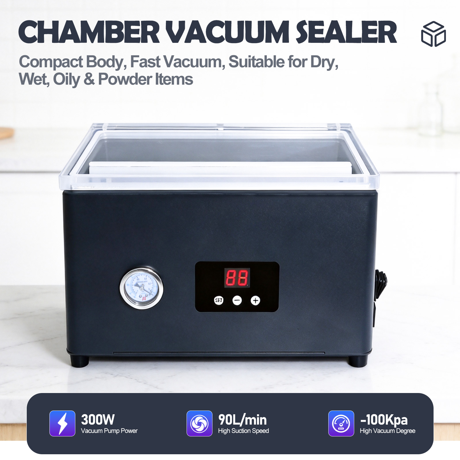 ZHONGMIN Food Vacuum Sealer Ma - Food Storage Vacuum Sealer Machine ulasan dan harga