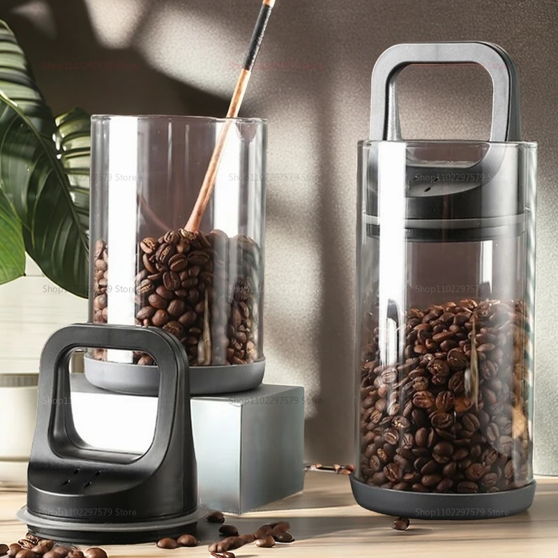 Coffee Beans Vacuum Sealed Tan - Food Storage Glass Container Set ulasan dan harga