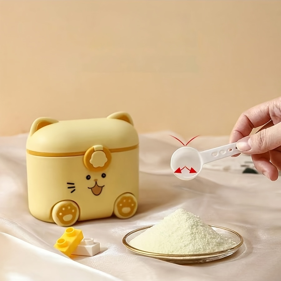 Cute Cat Milk Powder Container - Food Storage Locker ulasan dan harga