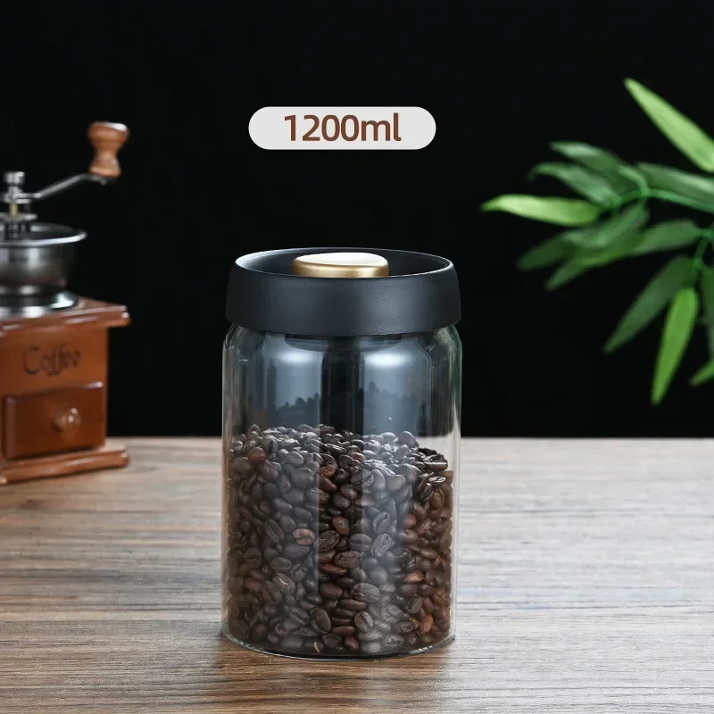 Coffee beans vacuum sealed jar - Food Storage Glass Container Set ulasan dan harga