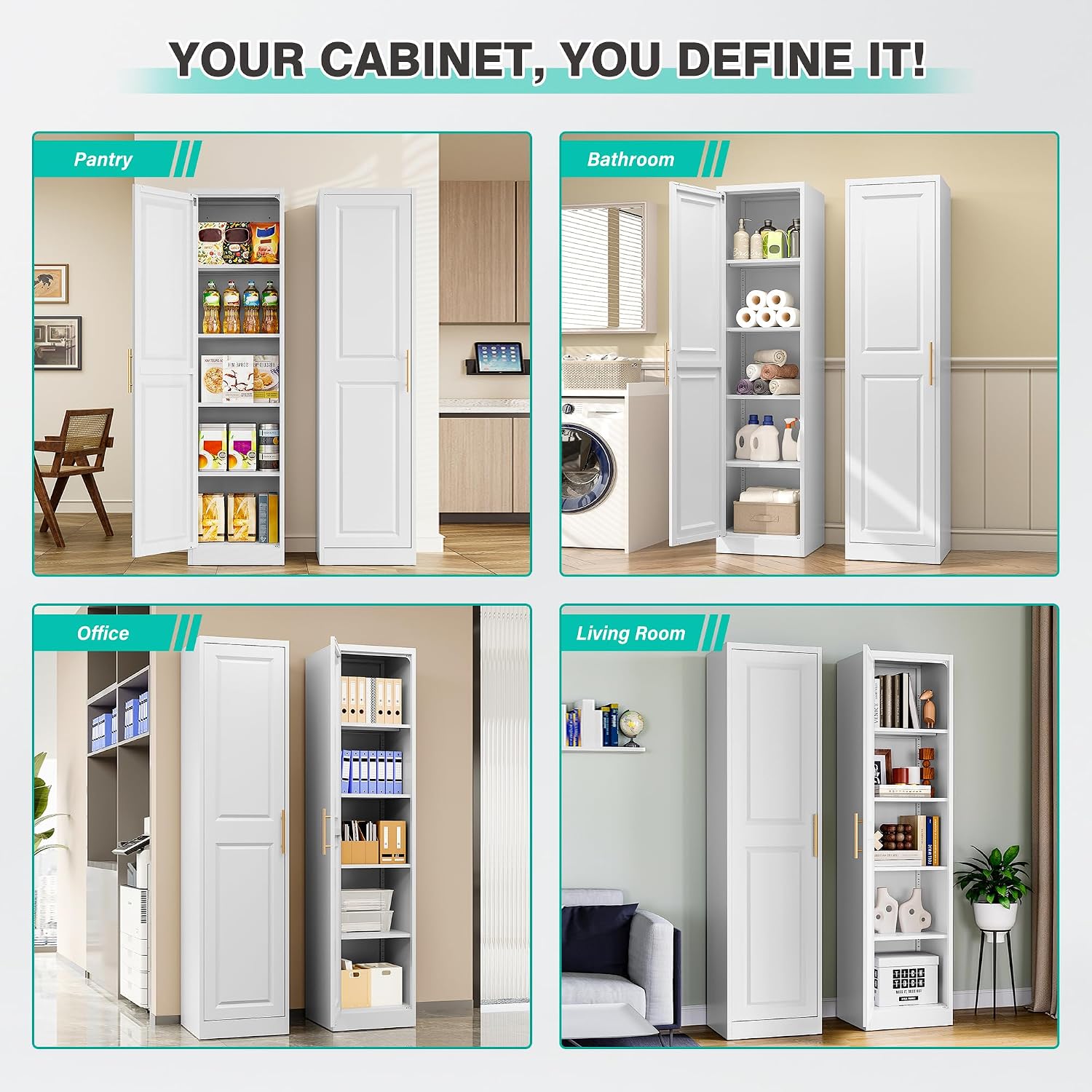 Tall Narrow Storage Cabinet Wi - Food Storage Tank ulasan dan harga
