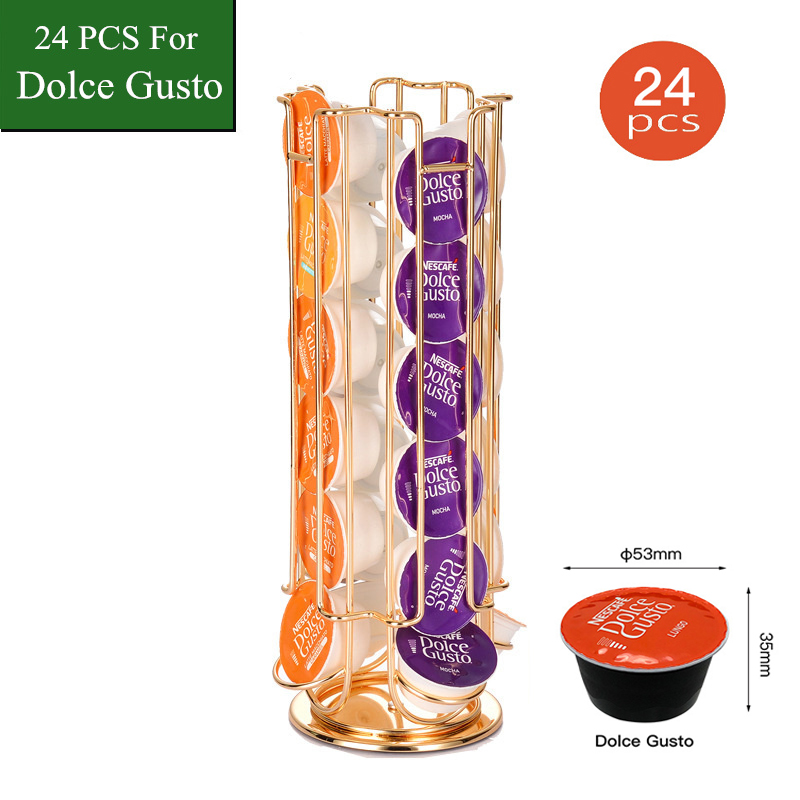 New Gold 24Cups Rotatable Coff - Food Storage Types ulasan dan harga