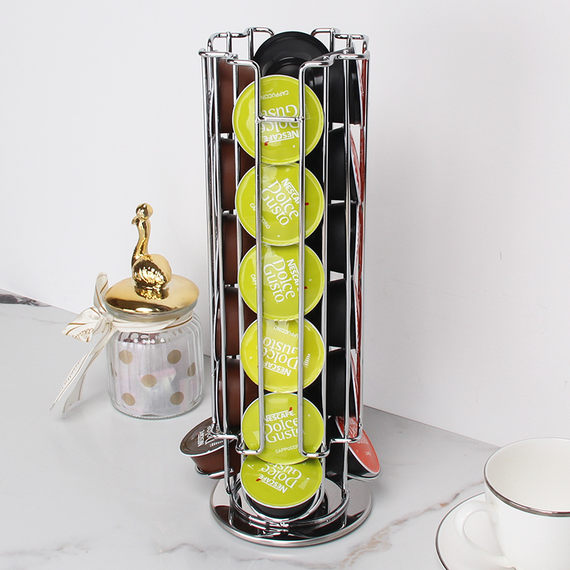 New Gold 24Cups Rotatable Coff - Food Storage Types ulasan dan harga