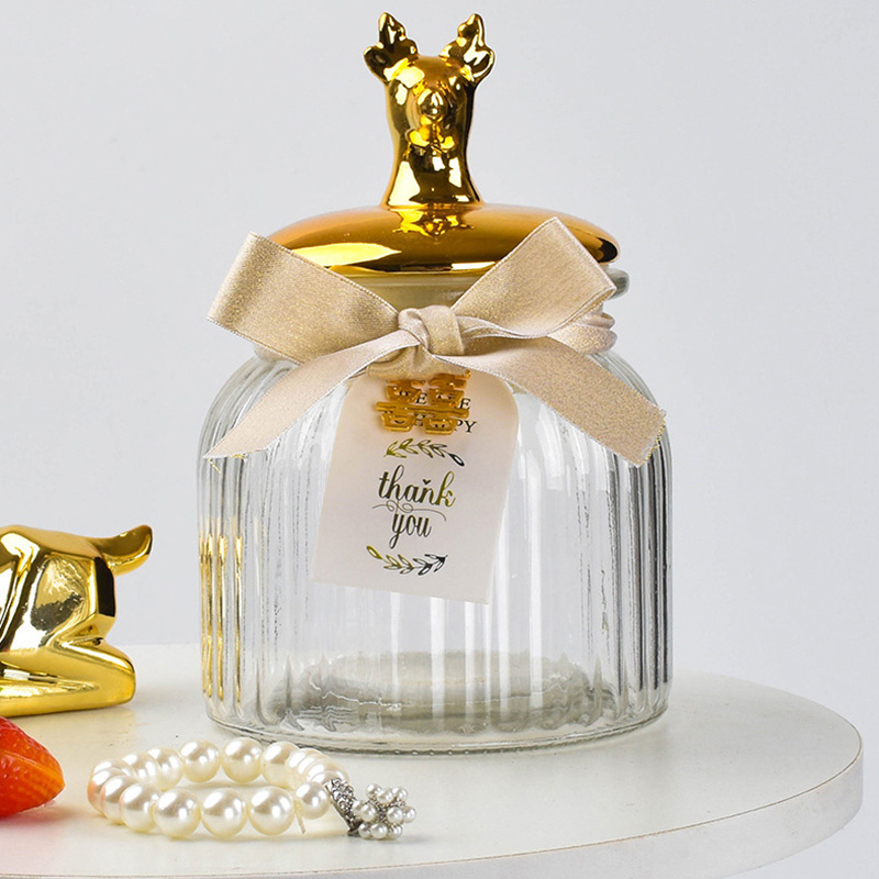 Bling Diamond Clear Glass Stor - Food Storage Glass Container Set ulasan dan harga