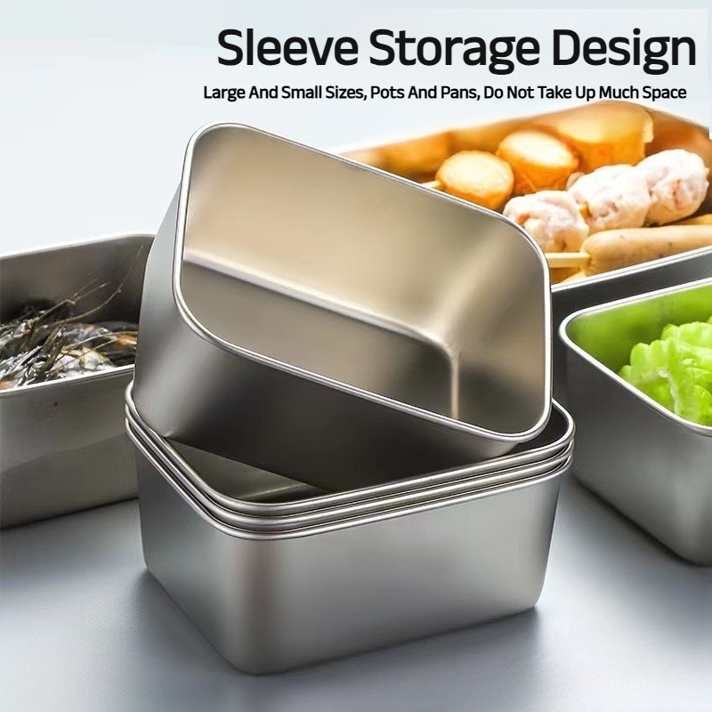 Medical Grade Antibacterial St - Storage Food Tray ulasan dan harga
