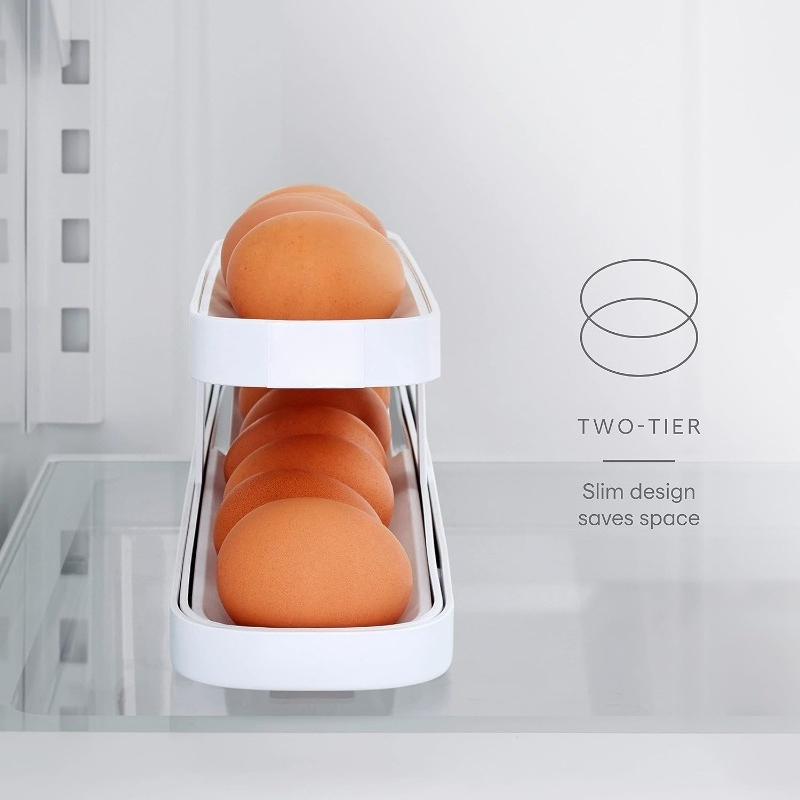 Egg Dispenser (Double Layer),  - Food Storage Types ulasan dan harga