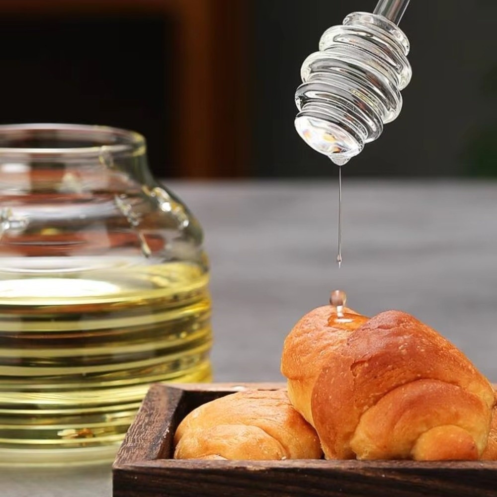 Transparent Glass Honeycomb Ta - Food Storage Glass Containers Large ulasan dan harga