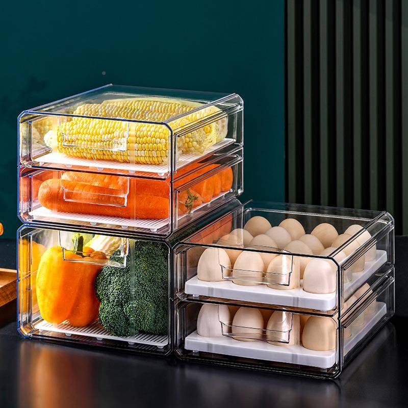 Kitchen Refrigerator Food Stor - Storage Food Tray ulasan dan harga