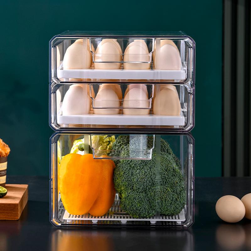 Kitchen Refrigerator Food Stor - Storage Food Tray ulasan dan harga
