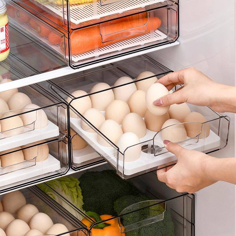 Kitchen Refrigerator Food Stor - Storage Food Tray ulasan dan harga