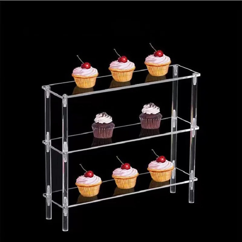 Vertical Acrylic Display Riser - Food Storage Types ulasan dan harga