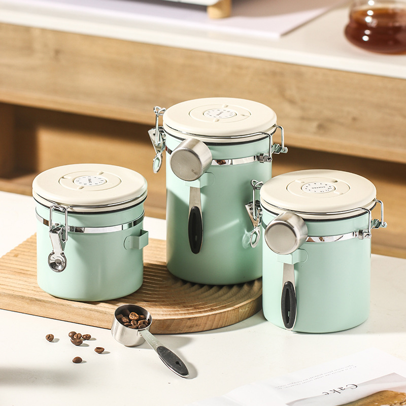Large Capacity Coffee Storage  - Food Storage Glass Containers Large ulasan dan harga