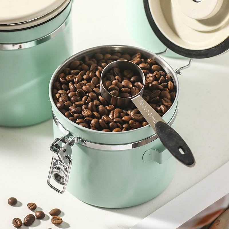 Large Capacity Coffee Storage  - Food Storage Glass Containers Large ulasan dan harga