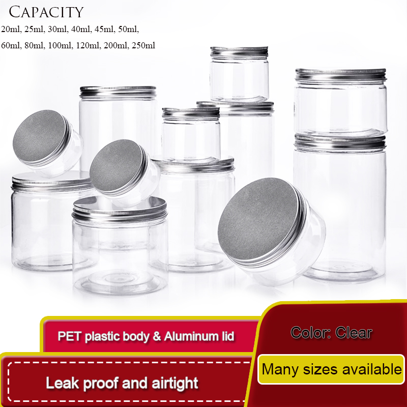 5-10P Storage Jars Clear Alumi - Food Storage Aluminum Containers ulasan dan harga