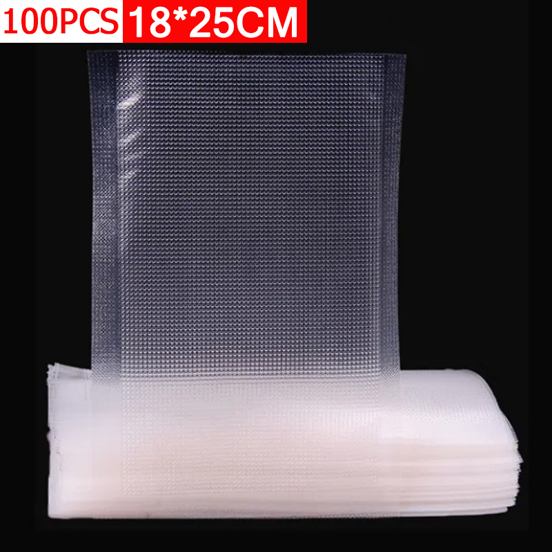100PCS Vacuum Bag 18x25cm Vacu - Food Storage Vacuum Sealer Machine ulasan dan harga