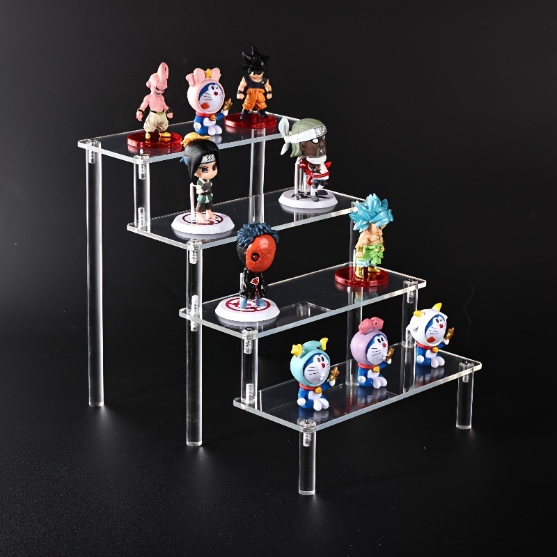 Acrylic Display Risers, 3 Tier - Food Storage Types ulasan dan harga