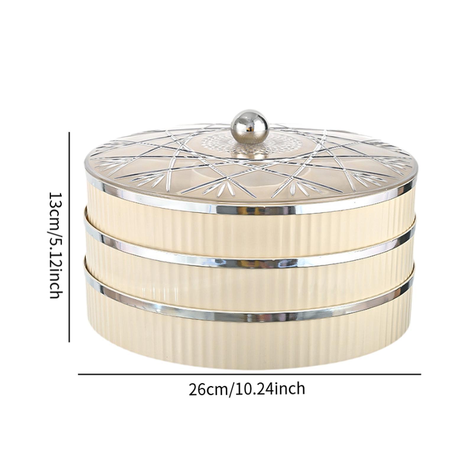 Divided Serving Tray with Lid  - Food Storage Year Supply ulasan dan harga
