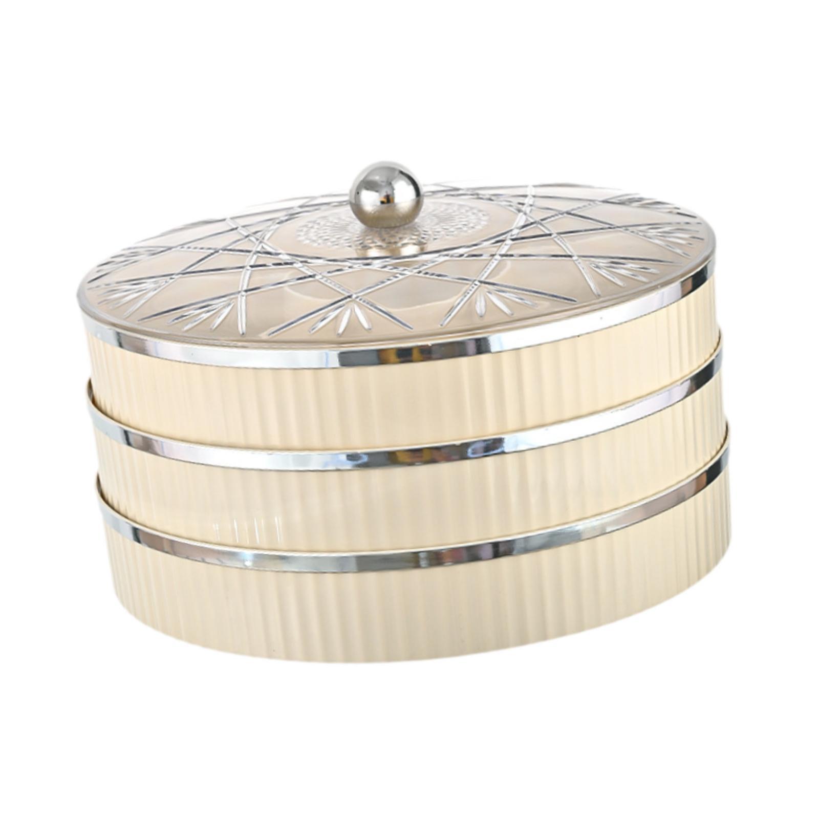 Divided Serving Tray with Lid  - Food Storage Year Supply ulasan dan harga