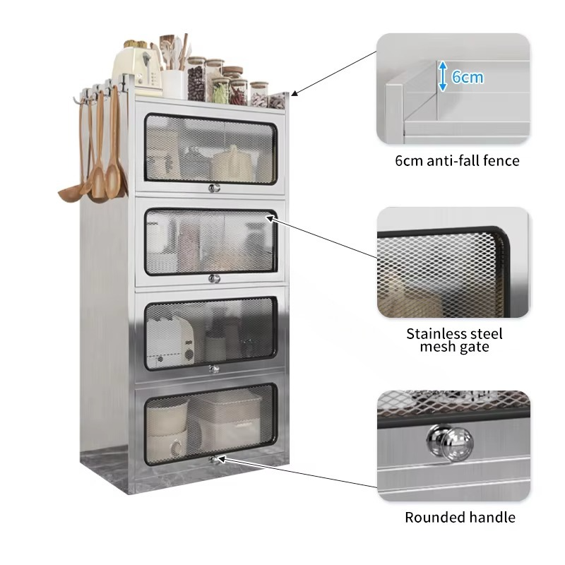 Stainless steel kitchen locker - Food Storage Locker ulasan dan harga