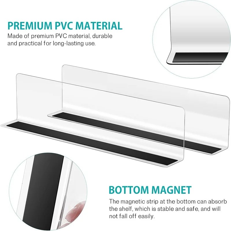 5PCS L Shaped Shelf Dividers P - Food Storage Types ulasan dan harga