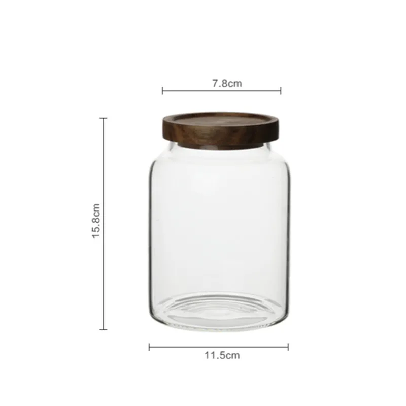 Large-capacity Transparent Gla - Food Storage Glass Containers Large ulasan dan harga
