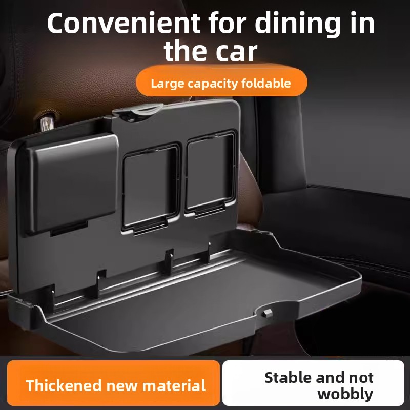 Car Back Seat Foldable Dining  - Food Storage On Table ulasan dan harga