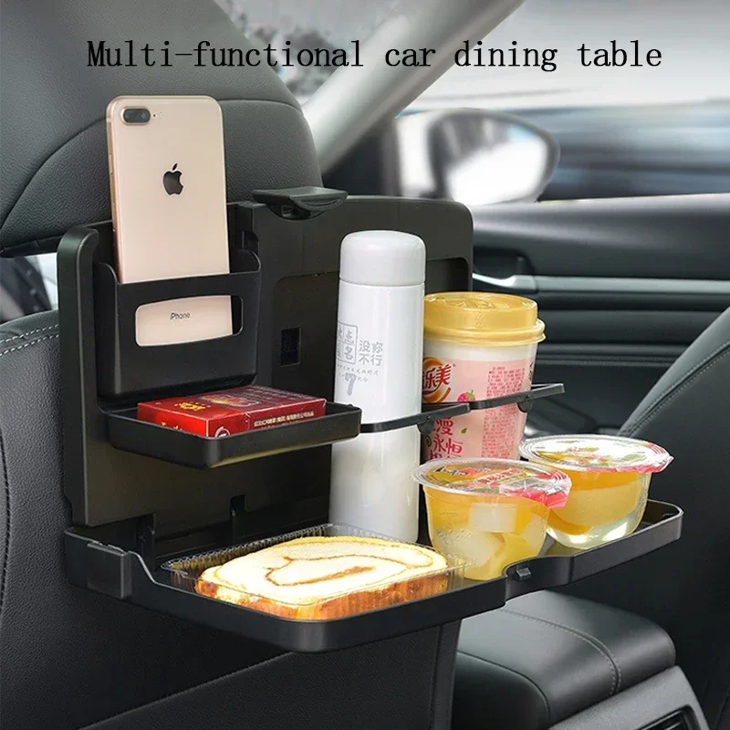 Car Back Seat Foldable Dining  - Food Storage On Table ulasan dan harga