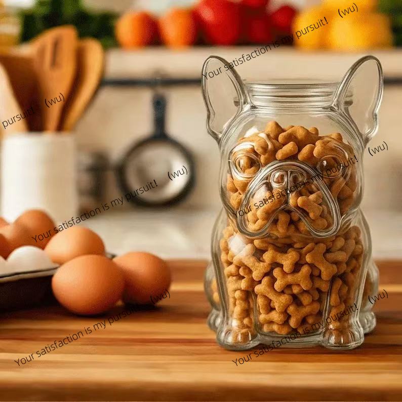 Dog Handling Container Bulldog - Food Storage Glass Containers Large ulasan dan harga