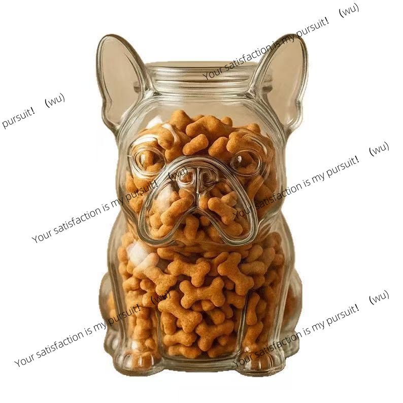Dog Handling Container Bulldog - Food Storage Glass Containers Large ulasan dan harga