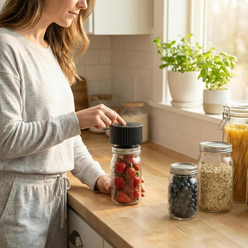 Electric Mason Jar Vacuum Seal - Food Storage Vacuum Sealer Machine ulasan dan harga