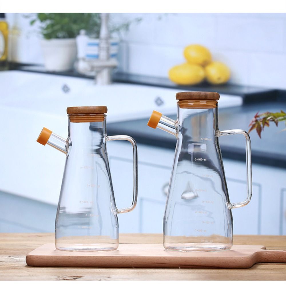 Durable Food-grade Oil Dispens - Food Storage Glass Containers Large ulasan dan harga