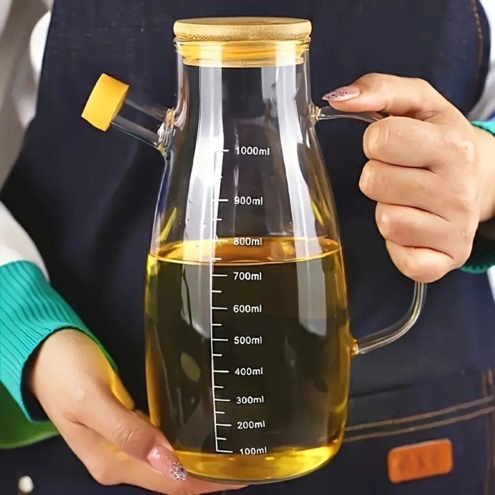 Durable Food-grade Oil Dispens - Food Storage Glass Containers Large ulasan dan harga