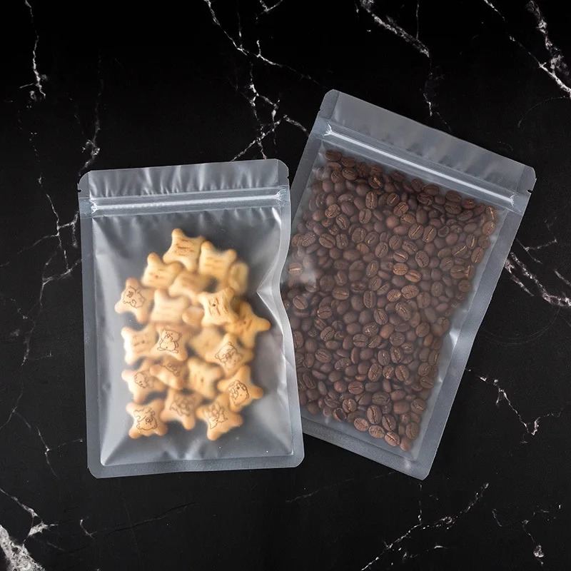 100pcs Frosted Matte Zip Lock  - Food Storage Year Supply ulasan dan harga