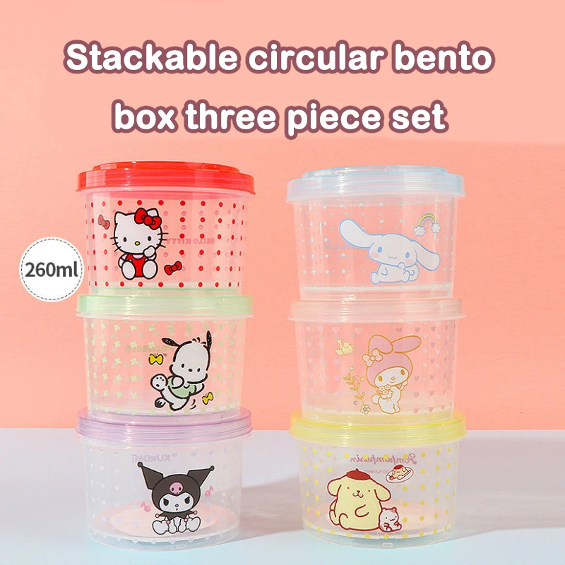 Kitty Bento Box Set 3 Pieces C - Food Storage On Table ulasan dan harga