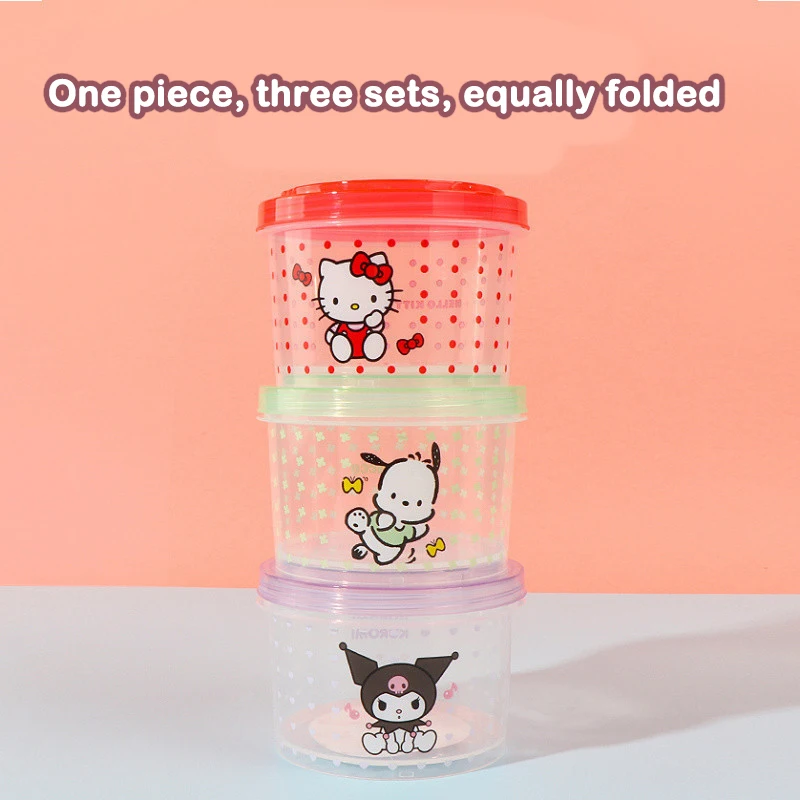 Kitty Bento Box Set 3 Pieces C - Food Storage On Table ulasan dan harga